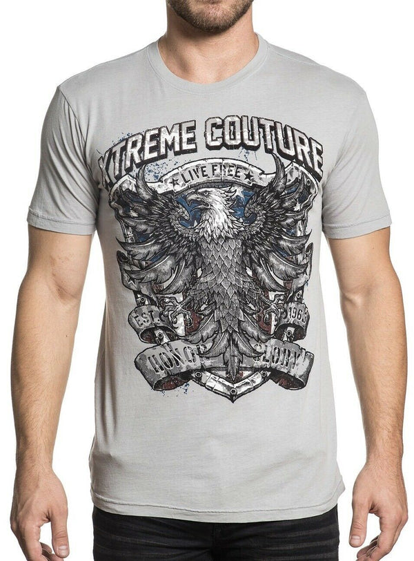 XTREME COUTURE by AFFLICTION Men T-Shirt XTREME PATRIOT Eagle Biker MMA GYM $40