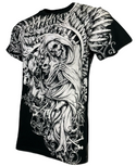 XTREME COUTURE by AFFLICTION Men's T-Shirt NEMESIS Skulls Biker Black S-5XL