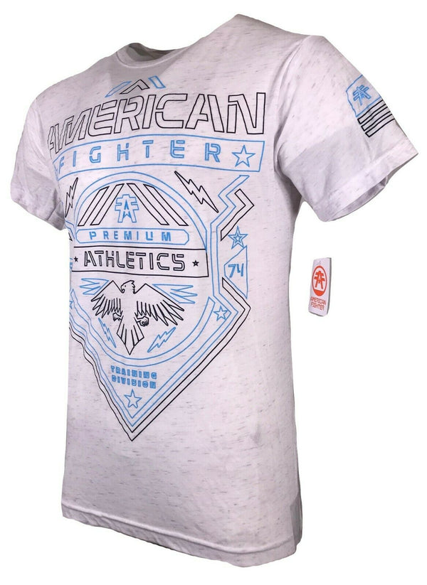 AMERICAN FIGHTER Mens T-Shirt GALVESTON  Athletic Premium Biker Gym MM 17