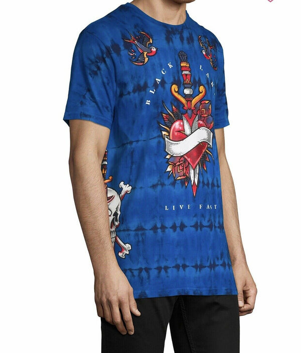 AFFLICTION PIERCED TRUST Men's T-shirt Blue