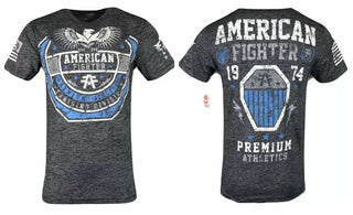 AMERICAN FIGHTER Mens T-Shirt SAMFORD Premium Athletic Biker MMA 3A