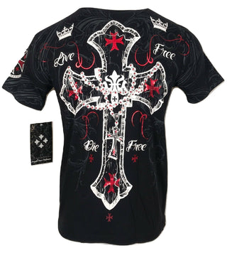 XTREME COUTURE by AFFLICTION Men's T-Shirt GLORIOUS Tattoo Biker S-5X
