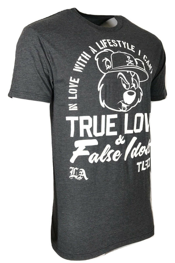 TRUE LOVE BASEBALL T-Shirt Life Style False Idols Men's Los Angeles T-Shirt