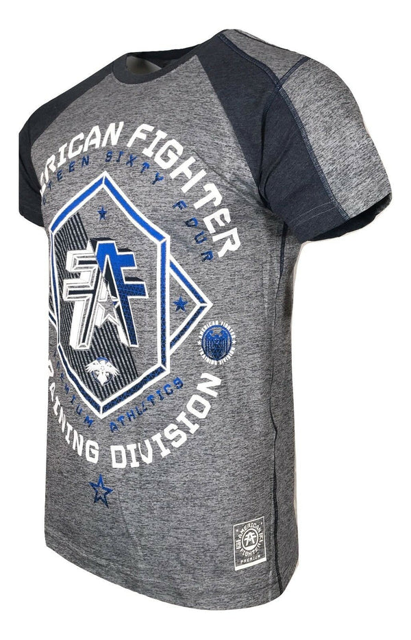AMERICAN FIGHTER Mens T-Shirt SIOUX FALLS  Premium Athletic Biker MMA Gym 19A