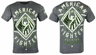 AMERICAN FIGHTER Mens T-Shirt HARTFIELD Premium Athletic Biker MMA 18A