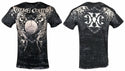 XTREME COUTURE by AFFLICTION Men T-Shirt MEGA Cross Biker Black MMA Gym S-5XL