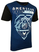 AMERICAN FIGHTER Mens T-Shirt ELDON Athletic Training Biker MMA Gym 23