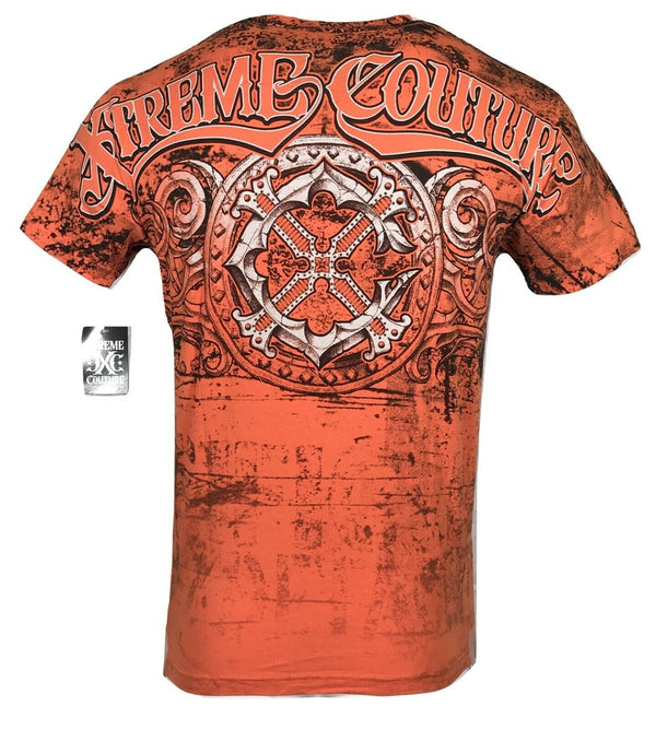 XTREME COUTURE by AFFLICTION Men T-Shirt COUTURE GREGO Biker MMA GYM S-4X