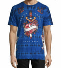 AFFLICTION PIERCED TRUST Men's T-shirt Blue