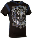 XTREME COUTURE by AFFLICTION Men T-Shirt CROSS OF STEEL Biker MMA Gym S-4X