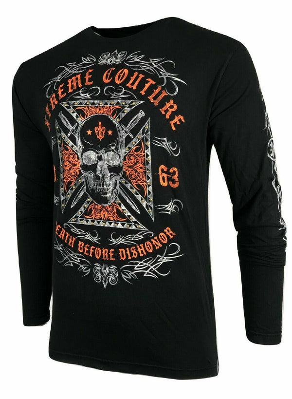 XTREME COUTURE by AFFLICTION Men T-Shirt IMMORTAL Tattoo Biker MMA Gym S-4X
