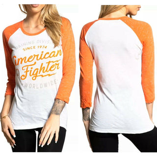 AMERICAN FIGHTER Women's T-Shirt STINGER Athletic Wings Biker