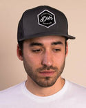 DIBS Clothing Men Snapback Hat ESTABLISHED TRUCKER H Premium fabric Made in USA