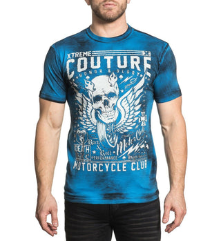 XTREME COUTURE by AFFLICTION Men T-Shirt DEATH RACE Cross Biker MMA GYM M-4X