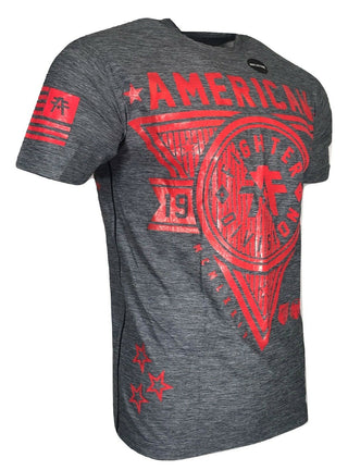 AMERICAN FIGHTER Mens T-Shirt SIENA HIGHT Permium Athletic Biker MMA Gym 4A