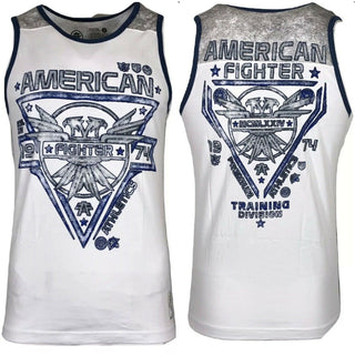 AMERICAN FIGHTER Men's TANK TOP Shirt BAY STATE ARTISAN Biker MMA GYM