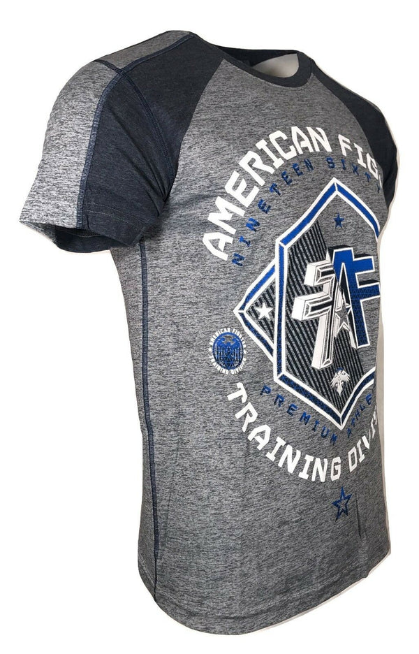 AMERICAN FIGHTER Mens T-Shirt SIOUX FALLS  Premium Athletic Biker MMA Gym 19A