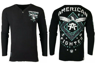 AMERICAN FIGHTER Men's THERMAL ABRAHAM L/S HENELY Athletic Biker