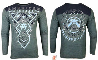 AMERICAN FIGHTER Mens Long Sleeve Shirt HARTSDALE FB Athletic
