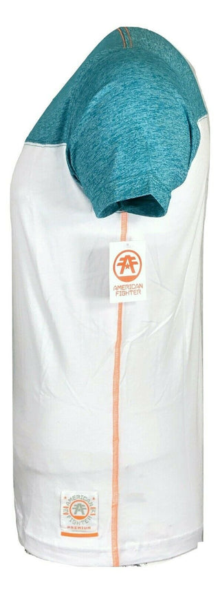 AMERICAN FIGHTER Mens T-Shirt CLEMSON Athletic Biker Gym Blue S-3XL