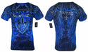 Xtreme Couture By Affliction Men's T-Shirt SMITHSONIAN Blue