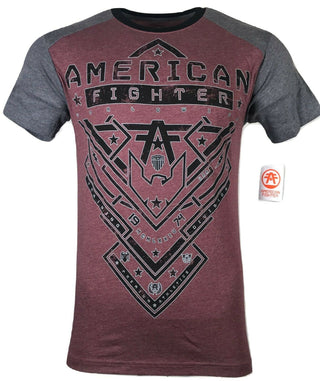 AMERICAN FIGHTER Mens T-Shirt NANTUCKET Athletic Premium Biker MMA Gym B2