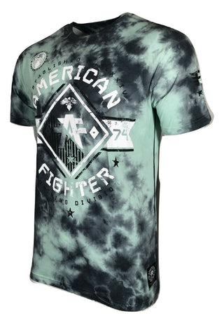 AMERICAN FIGHTER Mens T-Shirt MASSACHUSETTS Premium Athletic Biker MMA 13A