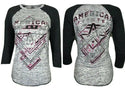 AMERICAN FIGHTER Women's T-Shirt NANTUCKET Athletic Grey