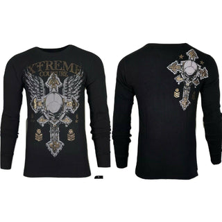 XTREME COUTURE by AFFLICTION IRON CADENCE Men's THERMAL T-shirt