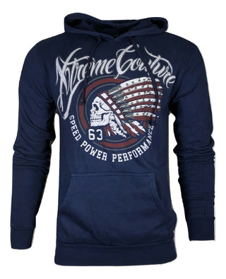 Xtreme Couture By AFFLICTION Men's Hoodie Jacket TOMAHAWK CHOPPERS Biker