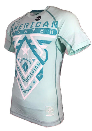 AMERICAN FIGHTER Mens T-Shirt CROSSROADS Athletic Premium Biker MMA Gym 13A