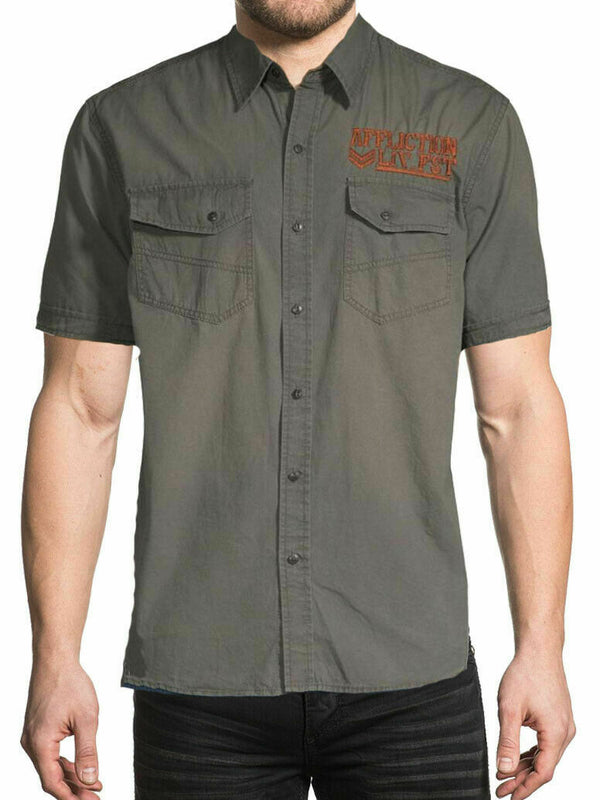 AFFLICTION PROSPECT Men's Button Down Shirt