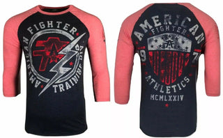 AMERICAN FIGHTER Mens T-Shirt HERITAGE Athletic Training Biker MMA Gym 17