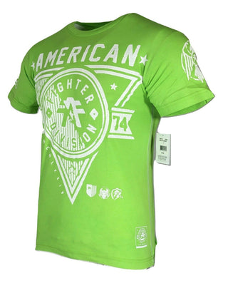 AMERICAN FIGHTER Mens T-Shirt SIENA HEIGHTS  Athletic Biker Gym  casual  12A