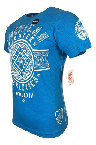 AMERICAN FIGHTER Mens T-Shirt CHESTNUT HL TCH Athletic Premium Biker Gym 6A