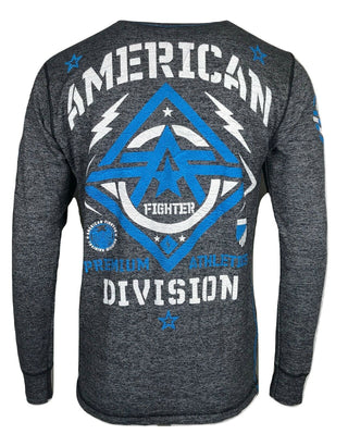 AMERICAN FIGHTER Mens T-Shirt NEW MEXICO LS Athletic Biker MMA Gym 13A