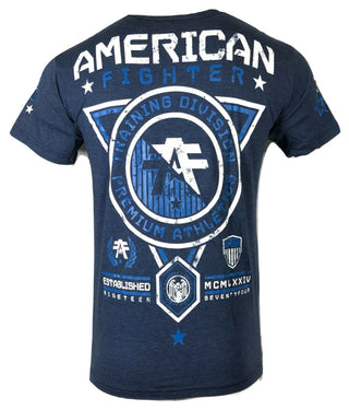 AMERICAN FIGHTER Mens T-Shirt MASSACHUSET Athletic Training Biker MMA Gym 18