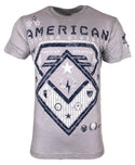 AMERICAN FIGHTER Mens T-Shirt CONCORD Athletic Training Biker MMA Gym 3A