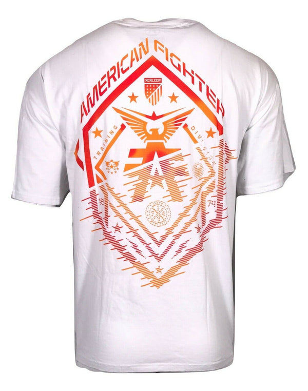 AMERICAN FIGHTER Mens T-Shirt YARDLEY TEE Premium Athletic MMA White Gym 19