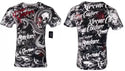 XTREME COUTURE by AFFLICTION Men T-Shirt BLACKTOOTH Skull Biker MMA