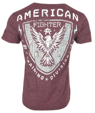 AMERICAN FIGHTER Mens T-Shirt MILWAUKEE Athletic Premium Biker MMA Gym 3A