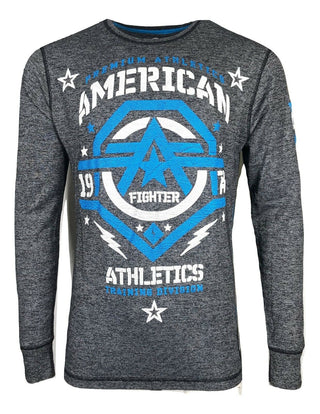 AMERICAN FIGHTER Mens T-Shirt NEW MEXICO LS Athletic Biker MMA Gym 13A
