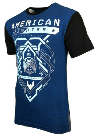 AMERICAN FIGHTER Mens T-Shirt ELDON Athletic Training Biker MMA Gym 23