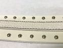 Authentic LUCKY 13 MENS BELT OLD SPEED Embossed Leather Belt WHITE NEW ^^^^