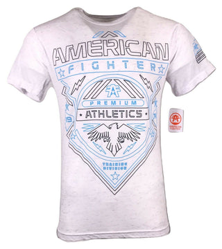 AMERICAN FIGHTER Mens T-Shirt GALVESTON  Athletic Premium Biker Gym MM 17