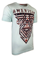 AMERICAN FIGHTER Mens T-Shirt PALMDALE TEE Athletic Biker MULTI COLOR GYM 19