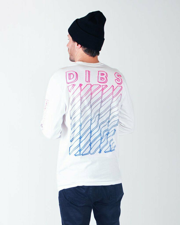 DIBS Clothing Men t-shirt STRIPER SKE LONG SLEEVE Shirt Premium fabric Made USA