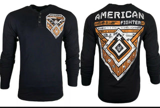 AMERICAN FIGHTER Men's L/S T-Shirt DONELLY THERMAL Athletic Biker