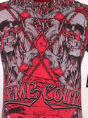 XTREME COUTURE by AFFLICTION Men's T-Shirt SPARE Tattoo Biker Red MMA S-4X