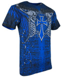 XTREME COUTURE by AFFLICTION Men T-Shirt AFTERSHOCK Tatto Biker MMA Gym S-4X